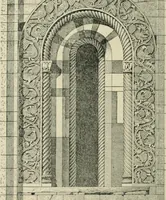 An illustration from A history of architecture in Italy from the time of Constantine to the dawn of the renaissance (1901)