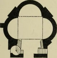 An illustration from A history of architecture in Italy from the time of Constantine to the dawn of the renaissance (1901)