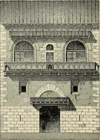 An illustration from A history of architecture in Italy from the time of Constantine to the dawn of the renaissance (1901)
