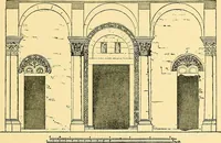 An illustration from A history of architecture in Italy from the time of Constantine to the dawn of the renaissance (1901)