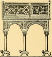 An illustration from A history of architecture in Italy from the time of Constantine to the dawn of the renaissance (1901)