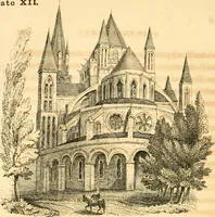 An illustration from History of architecture, from the earliest times; its present condition in Europe and the United States; with a biography of eminent architects, and a glossary of architectural terms (1848)