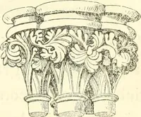 An illustration from History of architecture, from the earliest times; its present condition in Europe and the United States; with a biography of eminent architects, and a glossary of architectural terms (1848)