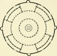 An illustration from A history of architecture in Italy from the time of Constantine to the dawn of the renaissance (1901)