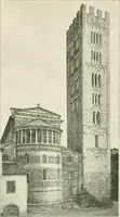 An illustration from A history of architecture in Italy from the time of Constantine to the dawn of the renaissance (1901)
