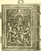 An illustration from A history of the art of bookbinding. With some account of the books of the ancients (1894)