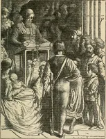 An illustration from History of the Bassandyne Bible, the first printed in Scotland with notices of the early printers of Edinburgh (1887)