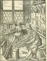 An illustration from History of the Bassandyne Bible, the first printed in Scotland; with notices of the early printers of Edinburgh (1887)