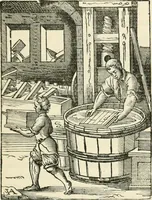 An illustration from History of the Bassandyne Bible, the first printed in Scotland; with notices of the early printers of Edinburgh (1887)