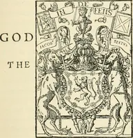 An illustration from History of the Bassandyne Bible, the first printed in Scotland; with notices of the early printers of Edinburgh (1887)