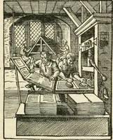 An illustration from History of the Bassandyne Bible, the first printed in Scotland; with notices of the early printers of Edinburgh (1887)