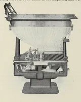 An illustration from History of composing machines; a complete record of the art of composing type by machinery ... also lists of patents on composing machines, American and British, chronologically arranged (1904)