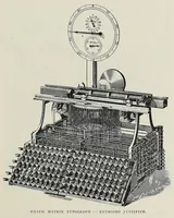 Picture 11 of 15 from History of composing machines; a complete record of the art of composing type by machinery ... also lists of patents on composing machines, American and British, chronologically arranged (1904), leaf 115