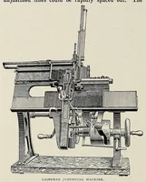 Picture 8 of 15 from History of composing machines; a complete record of the art of composing type by machinery ... also lists of patents on composing machines, American and British, chronologically arranged (1904), leaf 82
