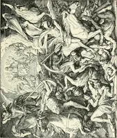 An illustration from The history of the devil and the idea of evil; from the earliest times to the present day (1899)