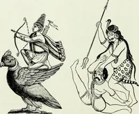 An illustration from The history of the devil and the idea of evil : from the earliest times to the present day (1900)