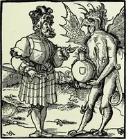 An illustration from The history of the devil and the idea of evil : from the earliest times to the present day (1900)