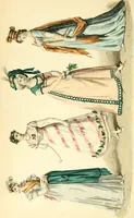 An illustration from The history of fashion in France, or, The dress of women from the Gallo-Roman period to the present time (1882)