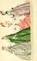 An illustration from The history of fashion in France, or, The dress of women from the Gallo-Roman period to the present time (1882)