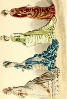 An illustration from The history of fashion in France, or, The dress of women from the Gallo-Roman period to the present time (1882)