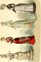An illustration from The history of fashion in France, or, The dress of women from the Gallo-Roman period to the present time (1882)