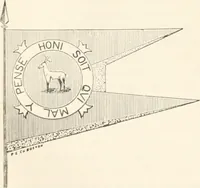 An illustration from History of the flag of the United States of America : and of the naval and yacht-club signals, seals, and arms, and principal national songs of the United States, with a chronicle of the symbols, standards, banners, and flags of ancient and modern nations (1894)