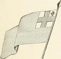 An illustration from History of the flag of the United States of America : and of the naval and yacht-club signals, seals, and arms, and principal national songs of the United States, with a chronicle of the symbols, standards, banners, and flags of ancient and modern nations (1894)