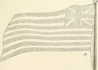 An illustration from History of the flag of the United States of America : and of the naval and yacht-club signals, seals, and arms, and principal national songs of the United States, with a chronicle of the symbols, standards, banners, and flags of ancient and modern nations (1894)