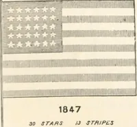 An illustration from History of the flag of the United States of America : and of the naval and yacht-club signals, seals, and arms, and principal national songs of the United States, with a chronicle of the symbols, standards, banners, and flags of ancient and modern nations (1894)