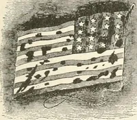 An illustration from History of the flag of the United States of America : and of the naval and yacht-club signals, seals, and arms, and principal national songs of the United States, with a chronicle of the symbols, standards, banners, and flags of ancient and modern nations (1894)