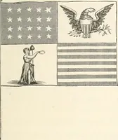 An illustration from History of the flag of the United States of America : and of the naval and yacht-club signals, seals, and arms, and principal national songs of the United States, with a chronicle of the symbols, standards, banners, and flags of ancient and modern nations (1894)