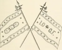 An illustration from History of the flag of the United States of America : and of the naval and yacht-club signals, seals, and arms, and principal national songs of the United States, with a chronicle of the symbols, standards, banners, and flags of ancient and modern nations (1894)