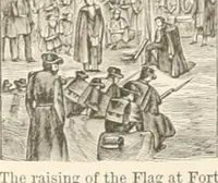 An illustration from History of the flag of the United States of America : and of the naval and yacht-club signals, seals, and arms, and principal national songs of the United States, with a chronicle of the symbols, standards, banners, and flags of ancient and modern nations (1894)