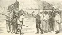 An illustration from History of the flag of the United States of America : and of the naval and yacht-club signals, seals, and arms, and principal national songs of the United States, with a chronicle of the symbols, standards, banners, and flags of ancient and modern nations (1894)