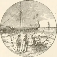 An illustration from History of the flag of the United States of America : and of the naval and yacht-club signals, seals, and arms, and principal national songs of the United States, with a chronicle of the symbols, standards, banners, and flags of ancient and modern nations (1894)