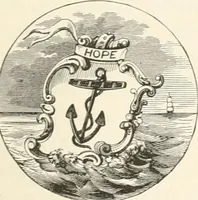 An illustration from History of the flag of the United States of America : and of the naval and yacht-club signals, seals, and arms, and principal national songs of the United States, with a chronicle of the symbols, standards, banners, and flags of ancient and modern nations (1894)