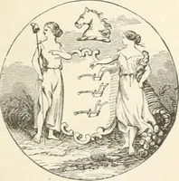 An illustration from History of the flag of the United States of America : and of the naval and yacht-club signals, seals, and arms, and principal national songs of the United States, with a chronicle of the symbols, standards, banners, and flags of ancient and modern nations (1894)