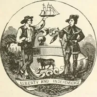 An illustration from History of the flag of the United States of America : and of the naval and yacht-club signals, seals, and arms, and principal national songs of the United States, with a chronicle of the symbols, standards, banners, and flags of ancient and modern nations (1894)