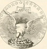 An illustration from History of the flag of the United States of America : and of the naval and yacht-club signals, seals, and arms, and principal national songs of the United States, with a chronicle of the symbols, standards, banners, and flags of ancient and modern nations (1894)