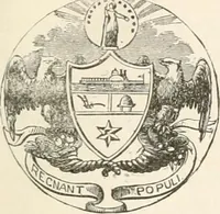 An illustration from History of the flag of the United States of America : and of the naval and yacht-club signals, seals, and arms, and principal national songs of the United States, with a chronicle of the symbols, standards, banners, and flags of ancient and modern nations (1894)