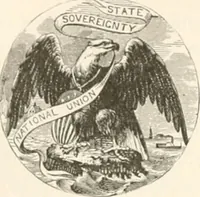 An illustration from History of the flag of the United States of America : and of the naval and yacht-club signals, seals, and arms, and principal national songs of the United States, with a chronicle of the symbols, standards, banners, and flags of ancient and modern nations (1894)