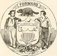 Picture 140 of 175 from History of the flag of the United States of America : and of the naval and yacht-club signals, seals, and arms, and principal national songs of the United States, with a chronicle of the symbols, standards, banners, and flags of ancient and modern nations (1894), leaf 685