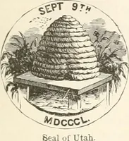 An illustration from History of the flag of the United States of America : and of the naval and yacht-club signals, seals, and arms, and principal national songs of the United States, with a chronicle of the symbols, standards, banners, and flags of ancient and modern nations (1894)