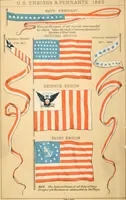 An illustration from History of the flag of the United States of America : and of the naval and yacht-club signals, seals, and arms, and principal national songs of the United States, with a chronicle of the symbols, standards, banners, and flags of ancient and modern nations (1894)