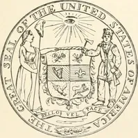 An illustration from History of the flag of the United States of America : and of the naval and yacht-club signals, seals, and arms, and principal national songs of the United States, with a chronicle of the symbols, standards, banners, and flags of ancient and modern nations (1894)