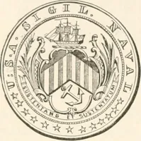 An illustration from History of the flag of the United States of America : and of the naval and yacht-club signals, seals, and arms, and principal national songs of the United States, with a chronicle of the symbols, standards, banners, and flags of ancient and modern nations (1894)