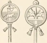 Picture 21 of 175 from History of the flag of the United States of America : and of the naval and yacht-club signals, seals, and arms, and principal national songs of the United States, with a chronicle of the symbols, standards, banners, and flags of ancient and modern nations (1894), leaf 83