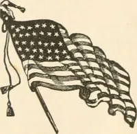 An illustration from History of the flag of the United States of America : and of the naval and yacht-club signals, seals, and arms, and principal national songs of the United States, with a chronicle of the symbols, standards, banners, and flags of ancient and modern nations (1894)