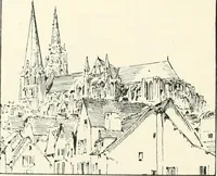 An illustration from A history of Gothic art in England (1900)