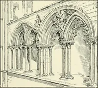 An illustration from A history of Gothic art in England (1900)